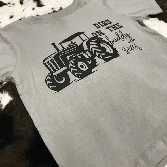 Dibs on the Buddy Seat - Unisex Fit Apparel Youth Mens Womens - Picture 2 of 5